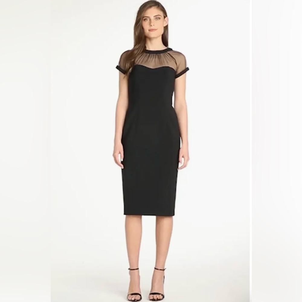 NWT 🤩 STUNNING Maggy London Illusion Crepe Vintage Inspired Cocktail Dress ❤️